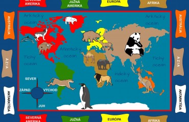 mapa zvieratá